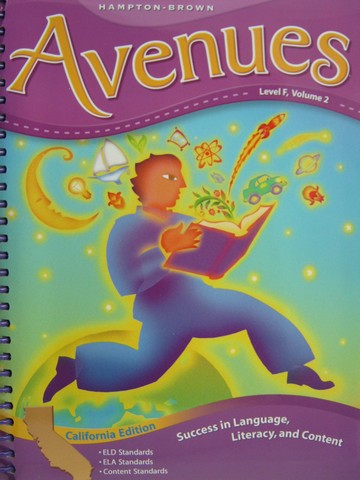 (image for) Avenues Level F TE Volume 2 (CA)(TE)(Spiral) by Schifini,