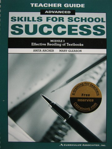(image for) Skills for School Success Advanced Module 3 TG (TE)(Spiral)