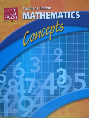 (image for) AGS Mathematics Concepts TE (TE)(H) by Siegfried Haenisch
