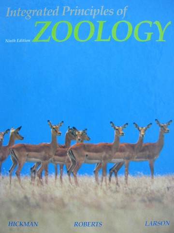 (image for) Integrated Principles of Zoology 9th Edition (H) by Hickman, Jr.