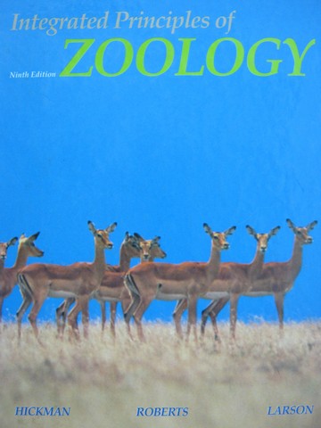 (image for) Integrated Principles of Zoology 9th Edition (H) by Hickman, Jr.