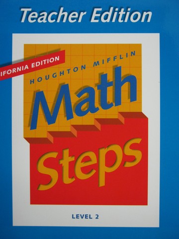 (image for) Math Steps 2 TE (CA)(TE)(Spiral) by Buck, Evans, Porter,