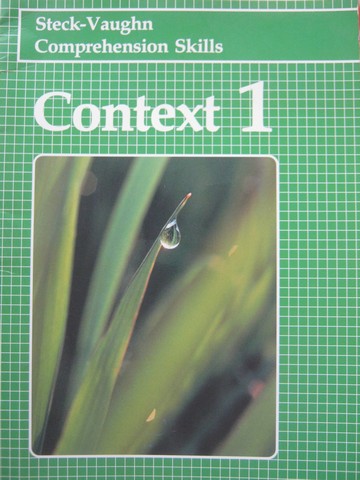(image for) Steck-Vaughn Comprehension Skills Context 1 (P) by Townsend,