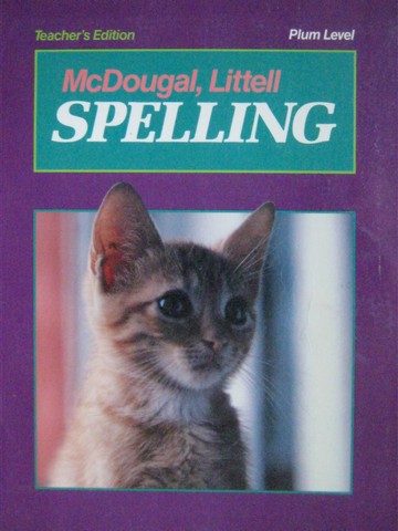 (image for) Spelling 2 Plum Level TE (TE)(Spiral) by Bohen & Moore
