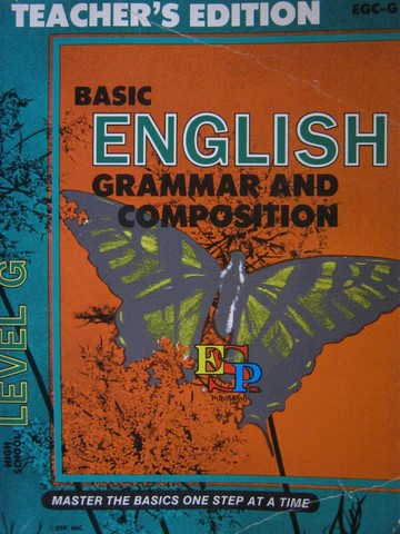 (image for) Basic English Grammar & Composition Level G TE (TE)(P)