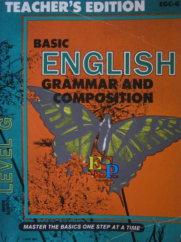 (image for) Basic English Grammar & Composition Level G TE (TE)(P)