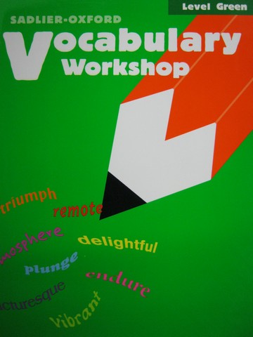 (image for) Vocabulary Workshop Level Green (P) by Chapman, Cornish, West, - Click Image to Close