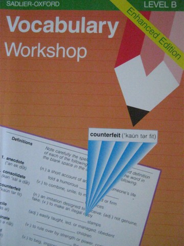 (image for) Vocabulary Workshop Level B Enhanced Edition (P) by Shostak