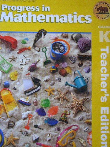 (image for) Progress in Mathematics K TE (CA)(TE)(Spiral) by McDonnell,