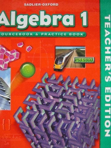 (image for) Algebra 1 Sourcebook & Practice Book TE (TE)(H) by Milgram