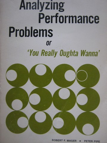 (image for) Analyzing Performance Problems or 'You Really Oughta Wanna' (P)