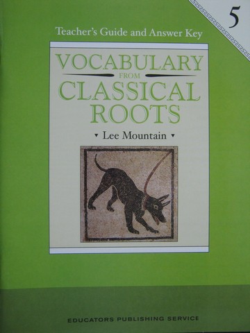 (image for) Vocabulary from Classical Roots 5 TG & Answer Key (TE)(P)