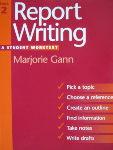 (image for) Report Writing Book 2 (P) by Marjorie Gann