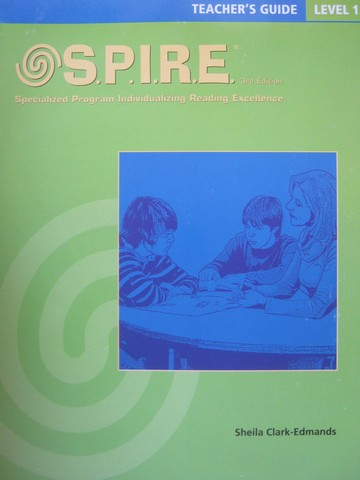 (image for) SPIRE 3rd Edition 1 TG (TE)(Spiral) by Sheila Clark-Edmands