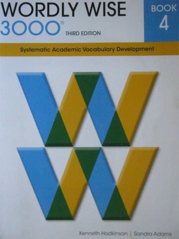 (image for) Wordly Wise 3000 Book 4 3rd Edition (P) by Hodkinson & Adams