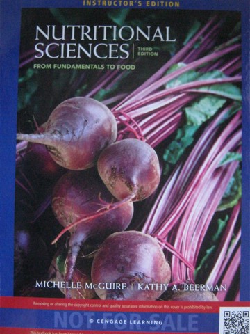 (image for) Nutritional Sciences 3rd Edition IE (TE)(H) by McGuire & Beerman