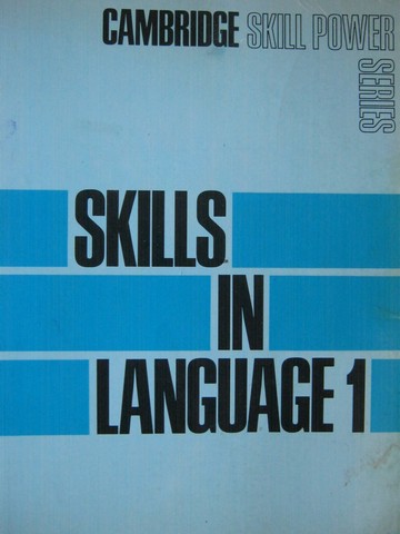 Cambridge Skill Power Series Skills in Language 1 (P) (image for) Cambridge Skill Power Series Skills in Language 1 (P)