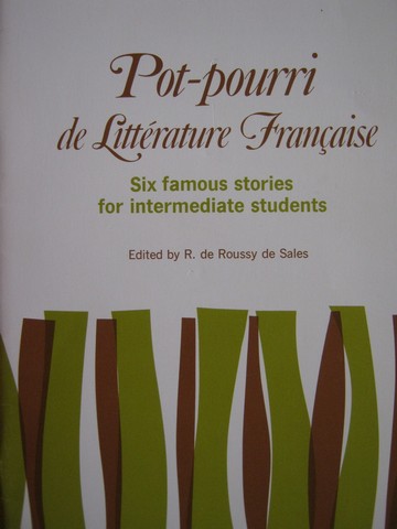 (image for) Pot-pourri de Litterature Francaise (P) by R de Roussy de Sales