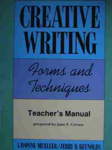 (image for) Creative Writing Forms & Techniques TM (TE)(P) by Crouse