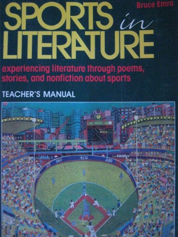 (image for) Sports in Literature TM (TE)(P) by Bruce Emra