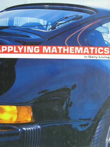 (image for) Applying Mathematics in Daily Living (H) by Shulte, Haynes,