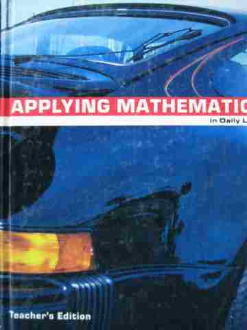 Applying Mathematics in Daily Living TE (TE)(H) by Shulte,