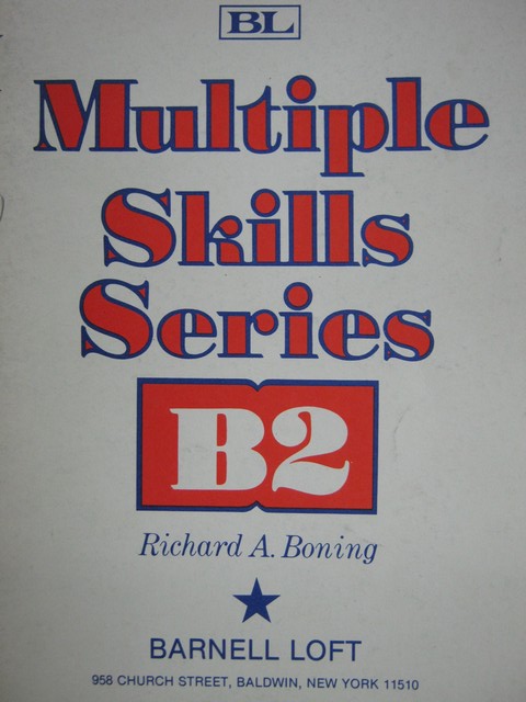 (image for) Multiple Skills Series B2 (P) by Richard A. Boning
