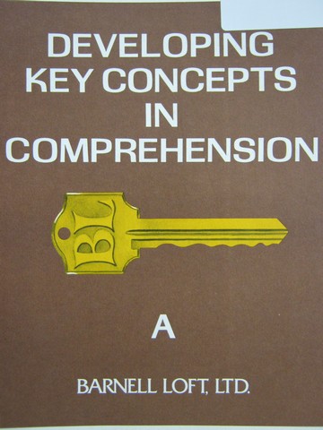 (image for) Developing Key Concepts in Comprehension A (P) by Richard Boning