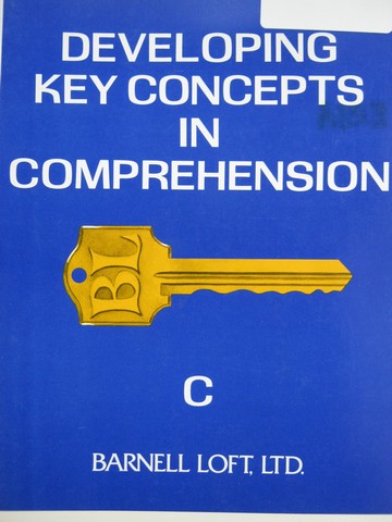 (image for) Developing Key Concepts in Comprehension C (P) by Richard Boning