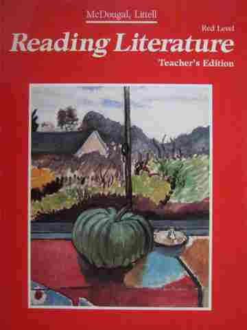 (image for) Reading Literature 7 Red Level TE (TE)(Spiral) by Chaparro,