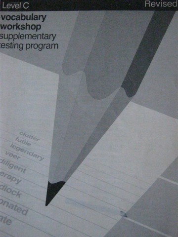 (image for) Vocabulary Workshop Revised C Supplementary Testing Program (P)