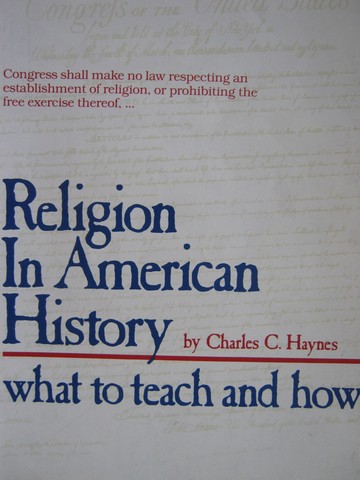 (image for) Religion in American History What to Teach & How (TE)(Spiral)