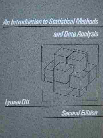 An Introduction to Statistical Methods & Data Analysis 2e (H) (image for) An Introduction to Statistical Methods & Data Analysis 2e (H)