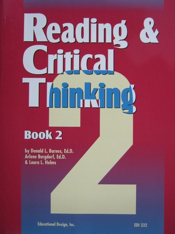 (image for) Reading & Critical Thinking Book 2 (P) by Barnes, Burgdorf,