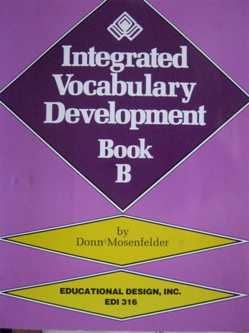(image for) Integrated Vocabulary Development Book B (P) by Mosenfelder
