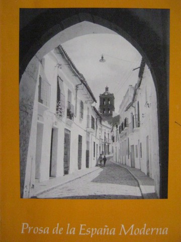 (image for) Prosa de la Espana Moderna (P) by Marvin & Carol Wasserman