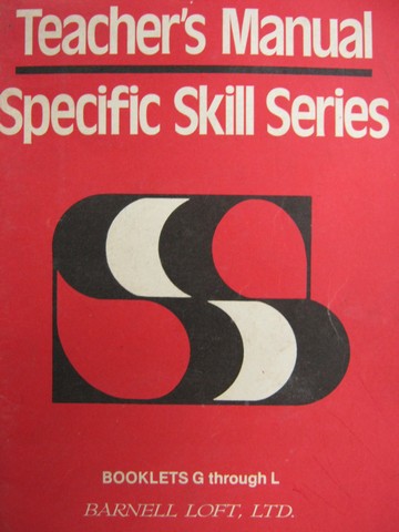 (image for) Specific Skill Series G Through L TM (TE)(P) by Richard Boning