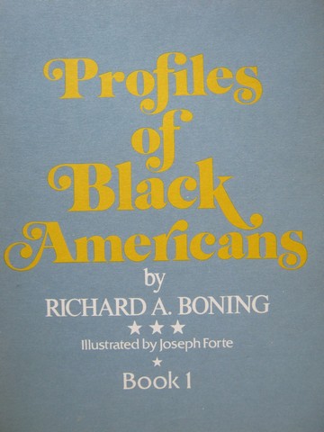 (image for) Profiles of Black Americans Book 1 (P) by Richard A Boning