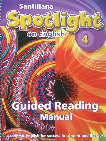 (image for) Spotlight on English 4 Guided Reading Manual (Spiral)