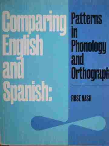 (image for) Comparing English & Spanish (P) by Rose Nash