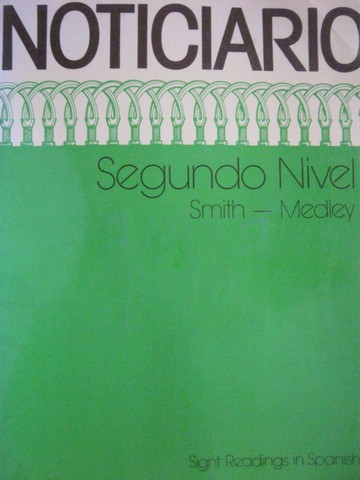 Noticiario Segundo Nivel (P) by Flint Smith & Frank Medley, Jr. (image for) Noticiario Segundo Nivel (P) by Flint Smith & Frank Medley, Jr.