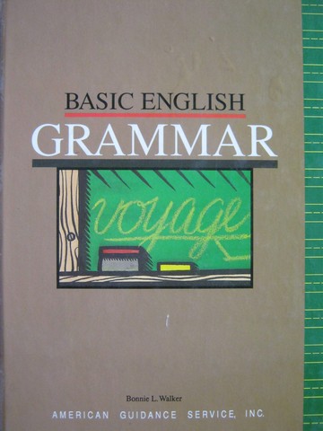 (image for) AGS Basic English Grammar (H) by Bonnnie L Walker - Click Image to Close