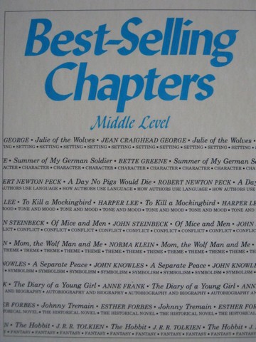 (image for) Best Selling Chapters Middle Level (H) by Raymond Harris - Click Image to Close