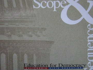 (image for) Education for Democracy Scope & Sequence (CA)(P) by Vigilante