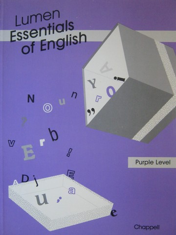Essentials of English Purple Level (P) by Jack R Chappell (image for) Essentials of English Purple Level (P) by Jack R Chappell