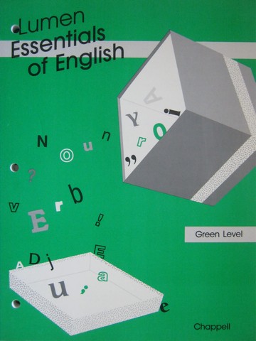Essentials of English Green Level (P) by Jack R Chappell (image for) Essentials of English Green Level (P) by Jack R Chappell