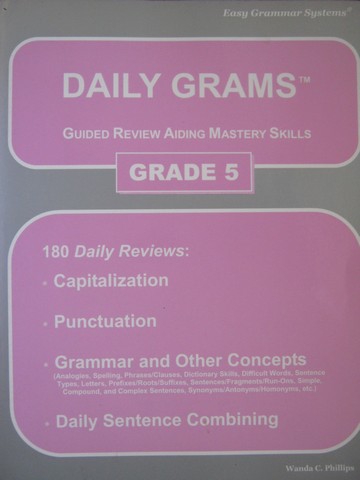 (image for) Easy Grammar Daily Grams 5 (P) by Wanda C Phillips
