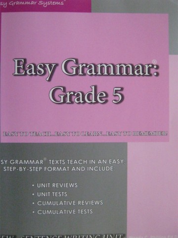 Easy Grammar 5 2nd Edition TE (TE)(P) by Wanda C Phillips (image for) Easy Grammar 5 2nd Edition TE (TE)(P) by Wanda C Phillips