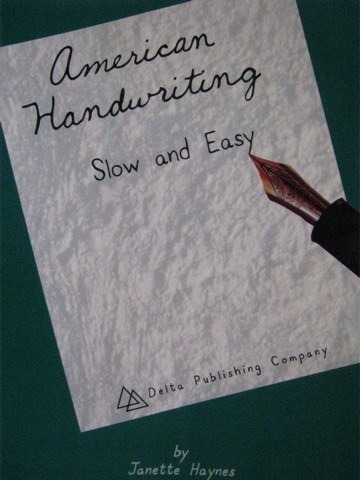 (image for) American Handwriting Slow & Easy (P) by Janette Haynes