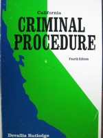 California Criminal Procedure 4th Edition (P) by Rutledge (image for) California Criminal Procedure 4th Edition (P) by Rutledge